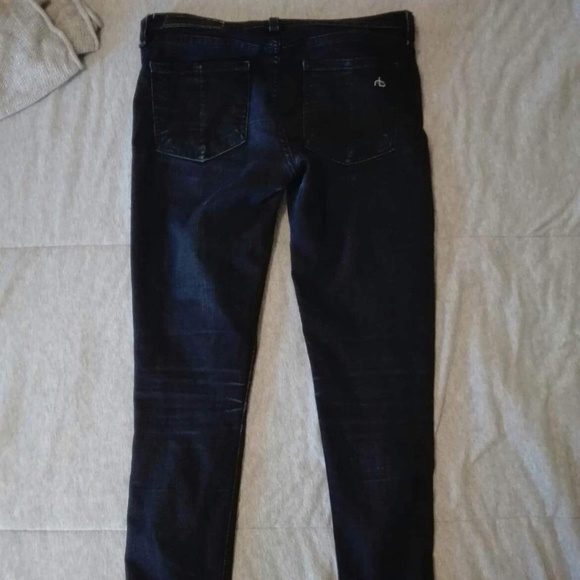 Rag and bone skinny jeans size 25 navy blue - Picture 1 of 8